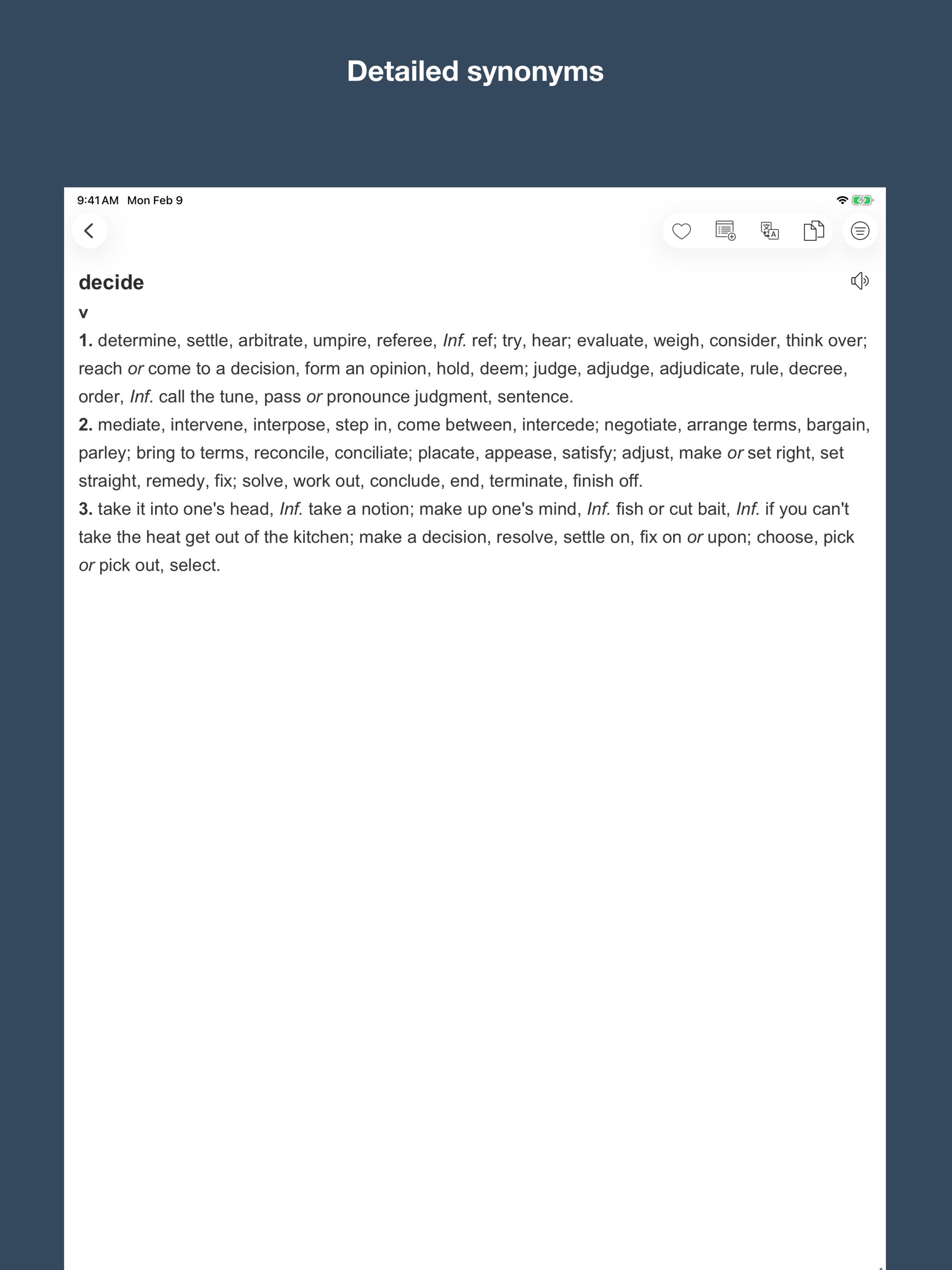 English Synonym Finder screenshot 12