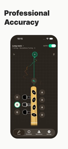 Bağlama Tuner iPhone screenshot 1