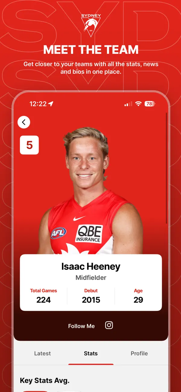 Screenshot #3 pour Sydney Swans Official App
