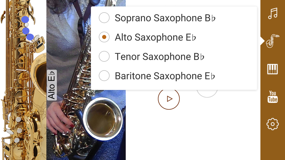 #6. 2D Saxophone Fingering Chart (iOS) 由: DENYS BELIAEV