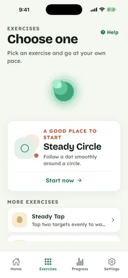 Скриншот Steadyhand: Hand Exercises на iPhone 3