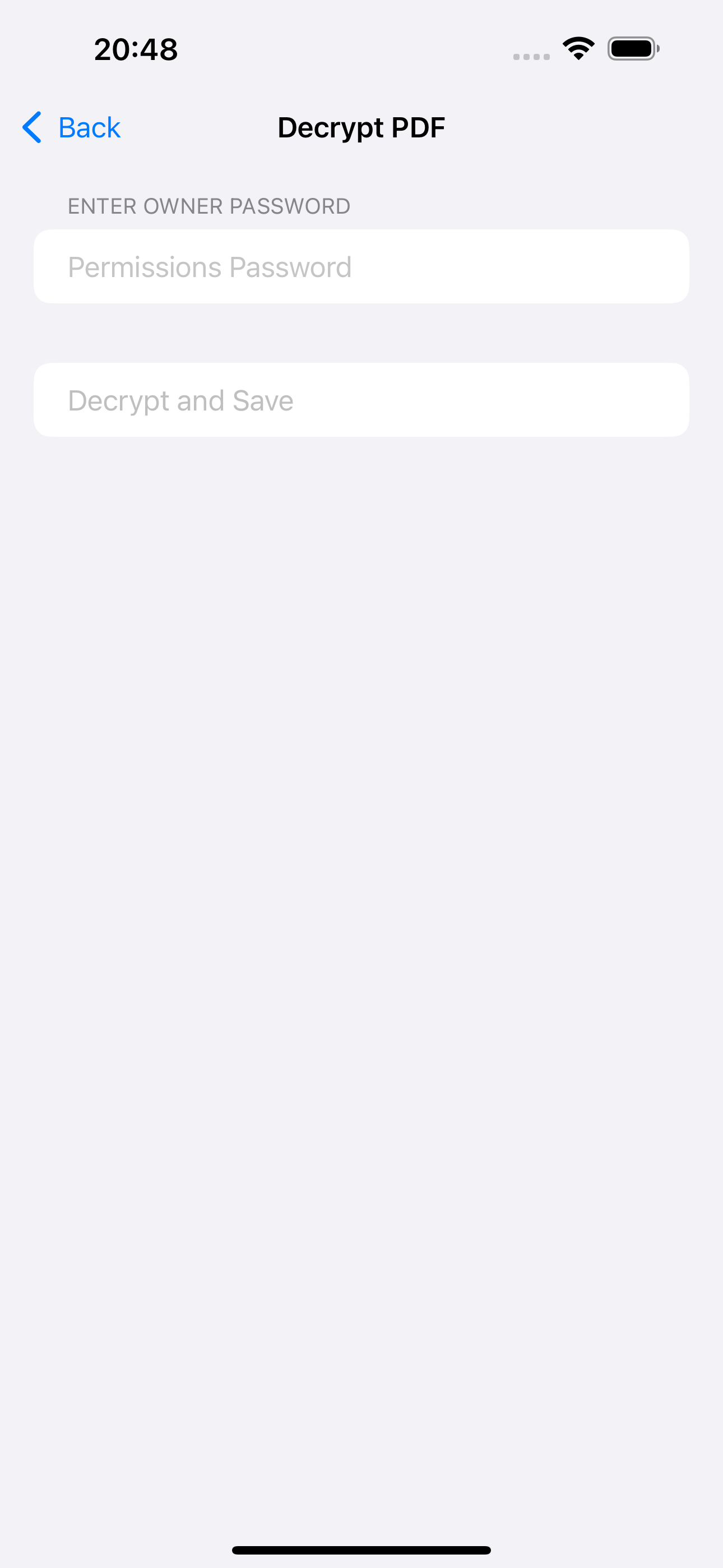 PDF Password - Easy Encryption screenshot 3