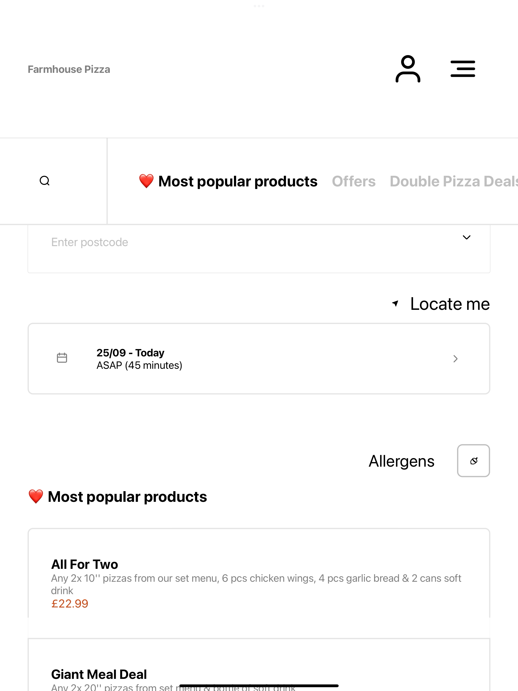 Farmhouse Pizza UK screenshot 7