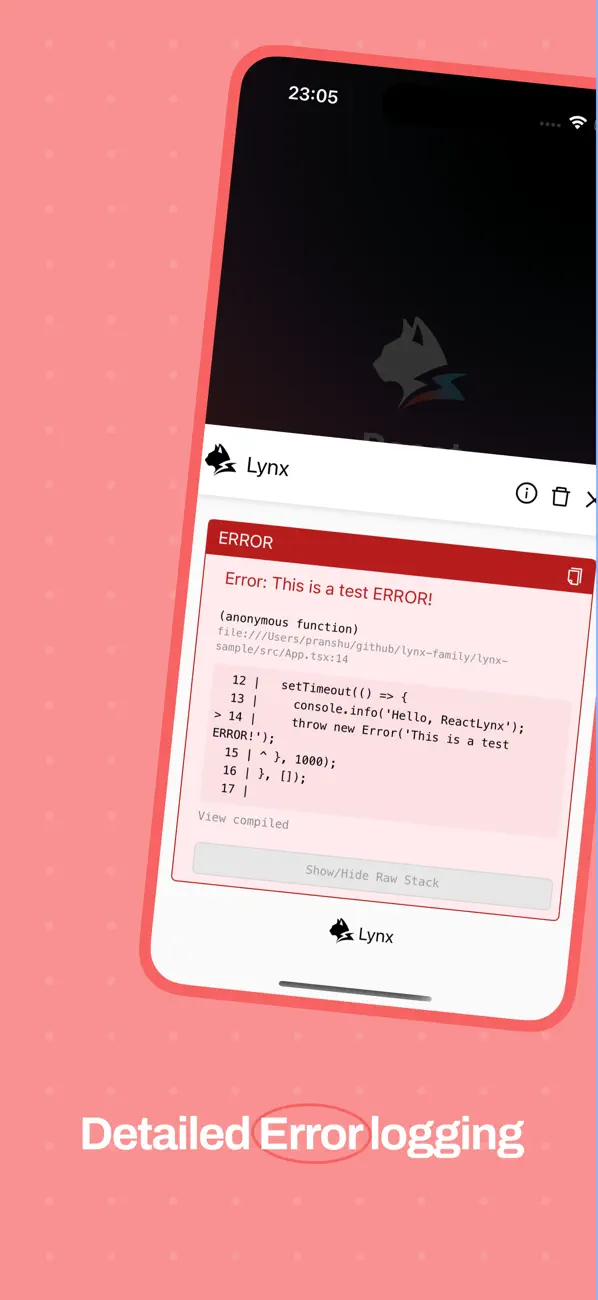 #3. Lynx Go - Dev Explorer (iOS) Ved: Pranshu Chittora