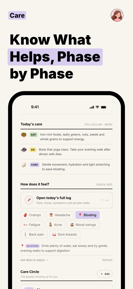 Moni: Period Tracker & Diary screenshot 6
