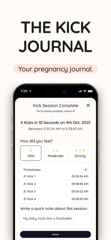 Baby Kick Counter & Tracker・ screenshot 5 of 5