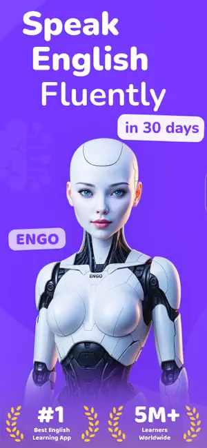 ENGO AI English Speaking Tutor iPhone screenshot 1