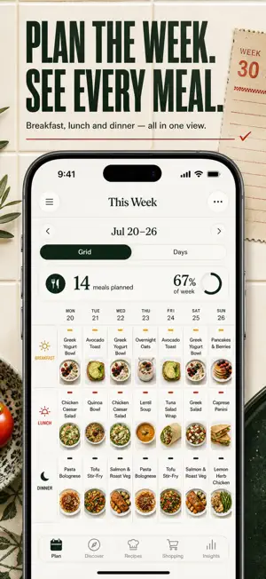 Meal Planner: Weekly Menu screenshot 1