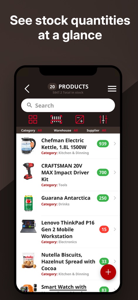Telesto: Inventory Management - Business App | MWM