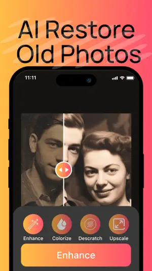 PhoFix - Restore old photos AI screenshot 1