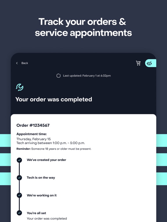 MyFrontier iPad screenshot 5 - Utilities app