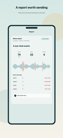 QuietLog Noise Recorder Screenshot 3 of 4