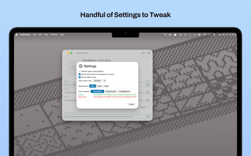 Screenshot #3 pour Hash/Check