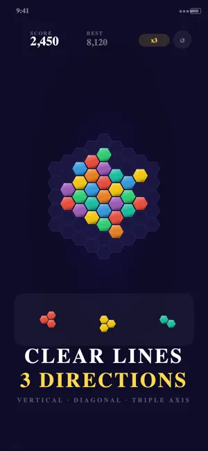 Hexa Blast: Hex Block Puzzle screenshot 1