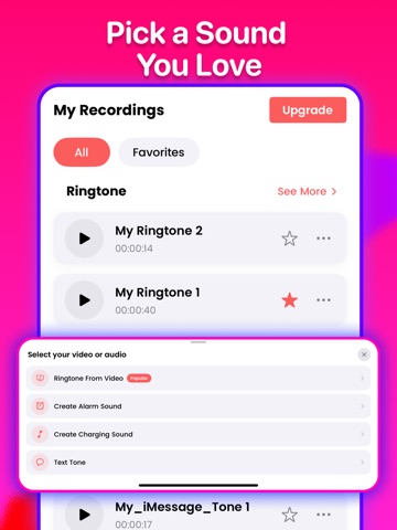 ClipTone: Ringtone Maker iPad screenshot