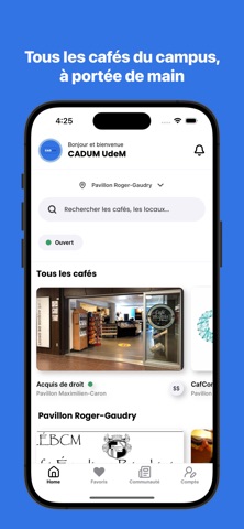 Café Sans-fil iPhone screenshot