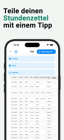 Zeiterfassung - Salarybook — Screenshot 8