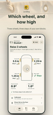 Chocka: RV Leveling Checklist のスクリーンショット