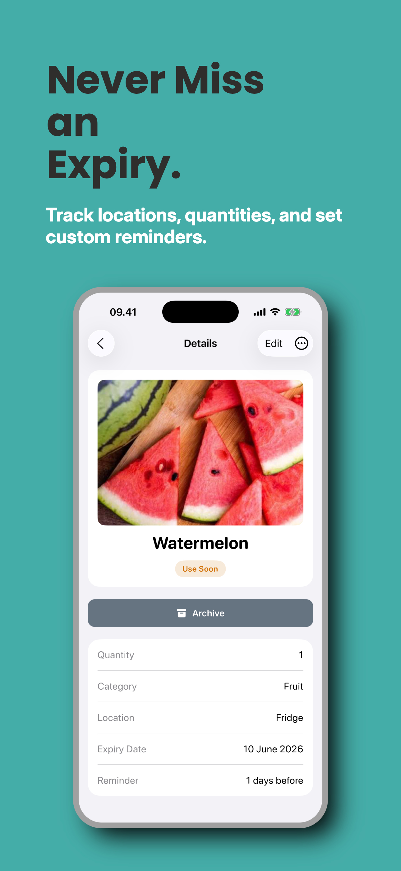 Fresh Log: Expiry Date Tracker