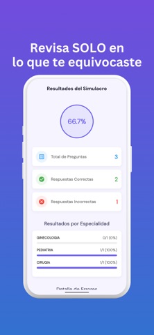 Simulador ENARM Memodi iPhone screenshot