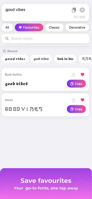 Cool Fonts: Stylish Text screenshot 4