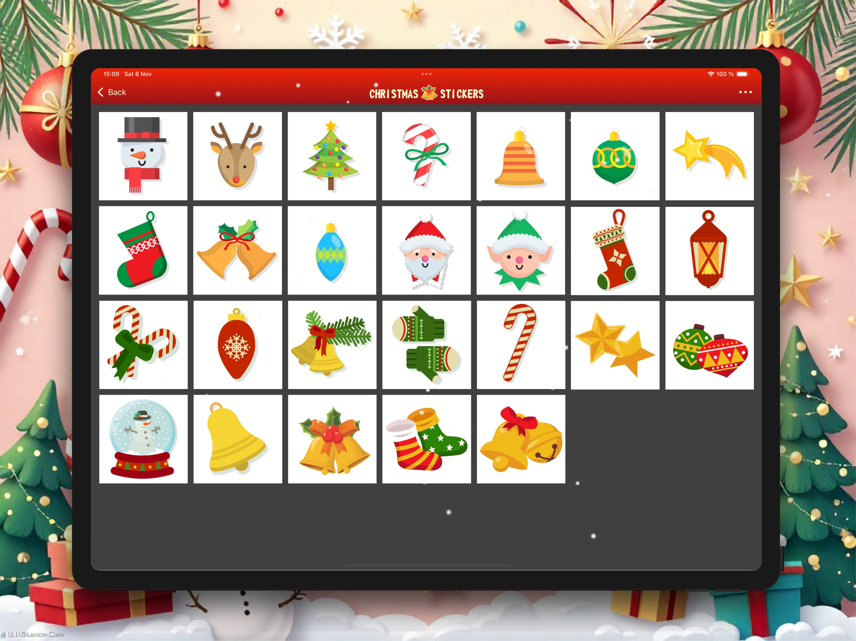 Stickers Christmas & New Year