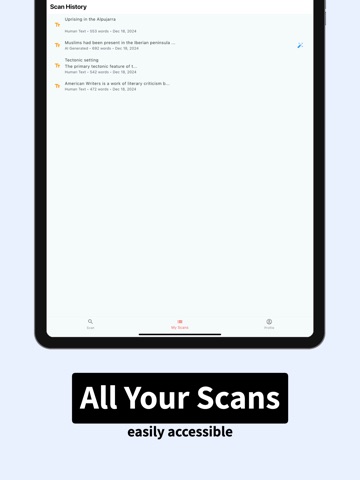 SureProof: AI Detector iPad screenshot