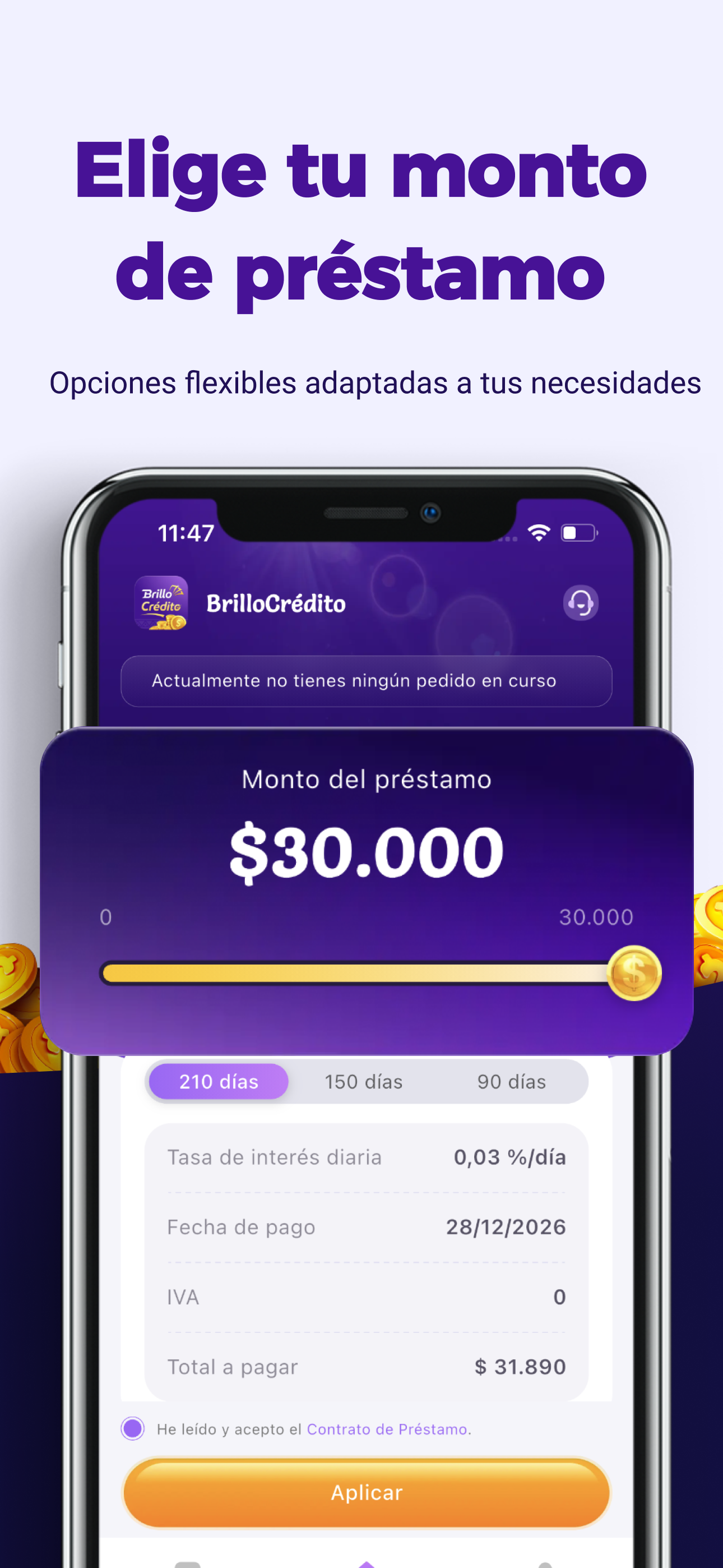 BrilloCrédito-prestamos&dinero screenshot 4