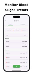 Glycemic Index & Load Tracker screenshot