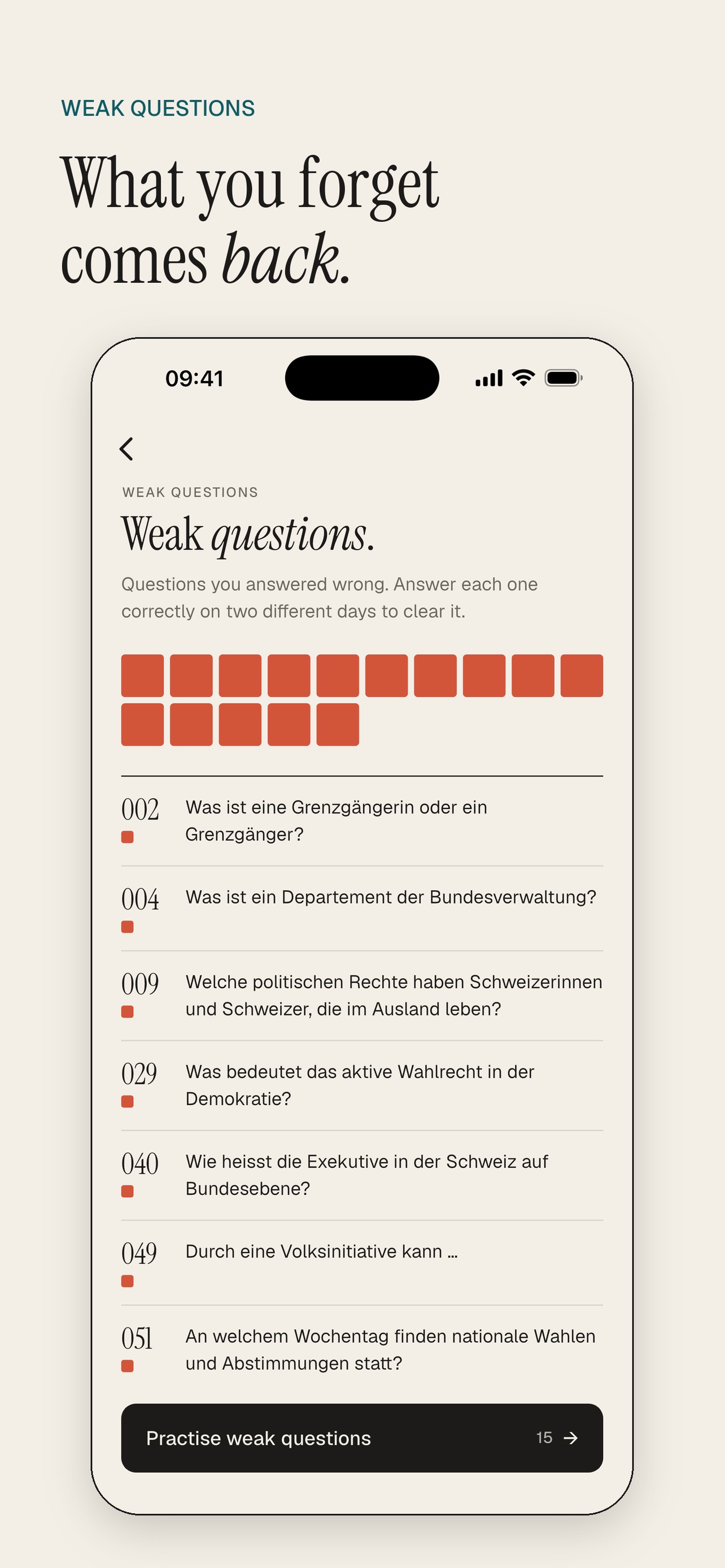 Screenshot 5 of Testklar: Einbürgerungstest ZH