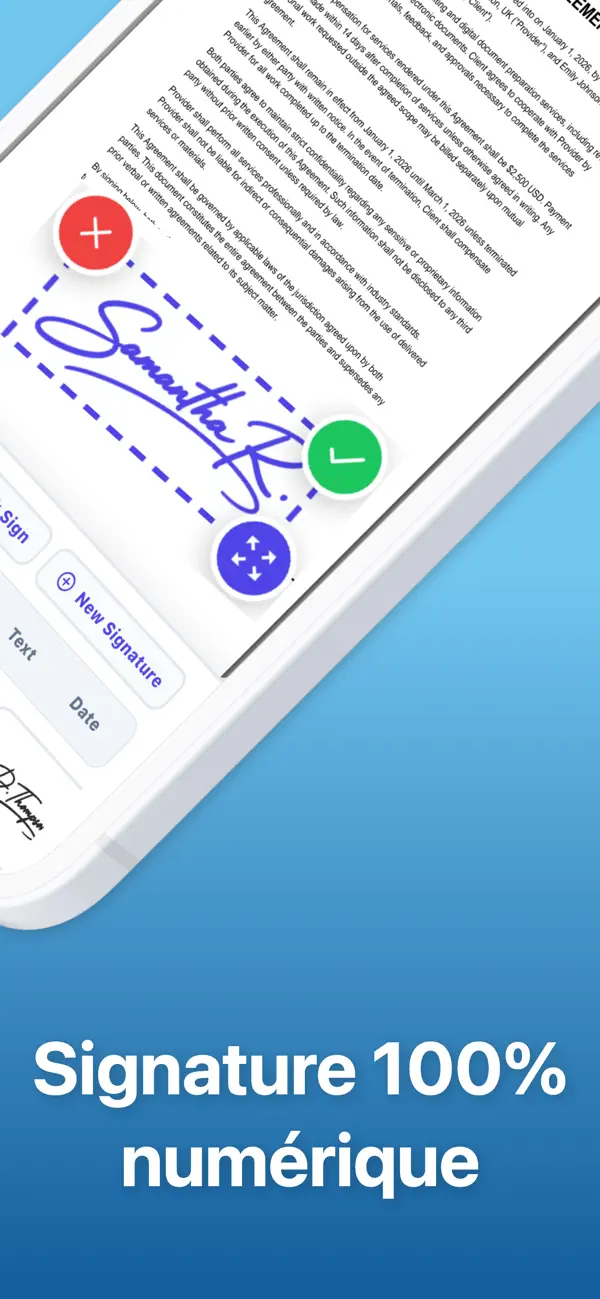 Screenshot #2 pour Signer - Signature