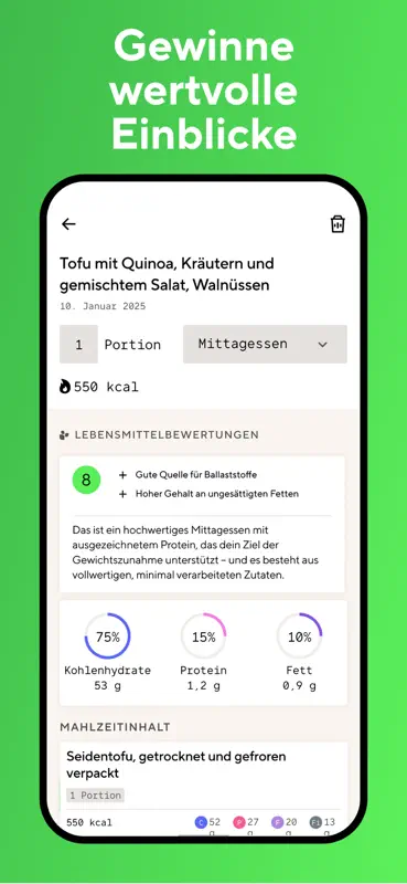 Lifesum: Kalorienzähler AI screenshot 4 of 8