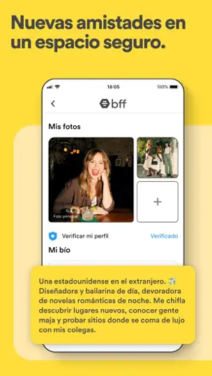 Captura de pantalla de Bumble For Friends: Haz Amigos en iPhone 5