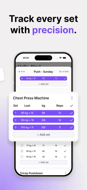 Nouta Gym Workout Tracker screenshot 2