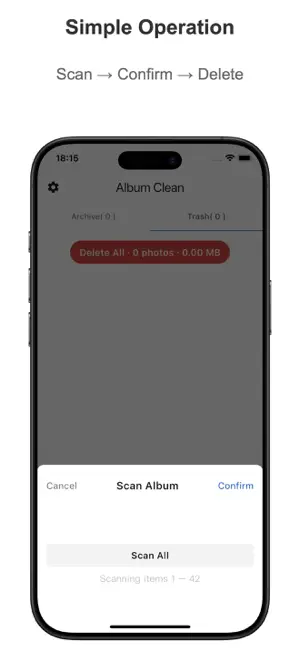 AlbumClean-Smart Photo Cleaner screenshot 1
