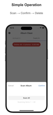 AlbumClean-Smart Photo Cleaner iPhone screenshot