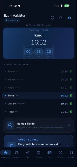 Ezan Vakitleri: Pro screenshot 1