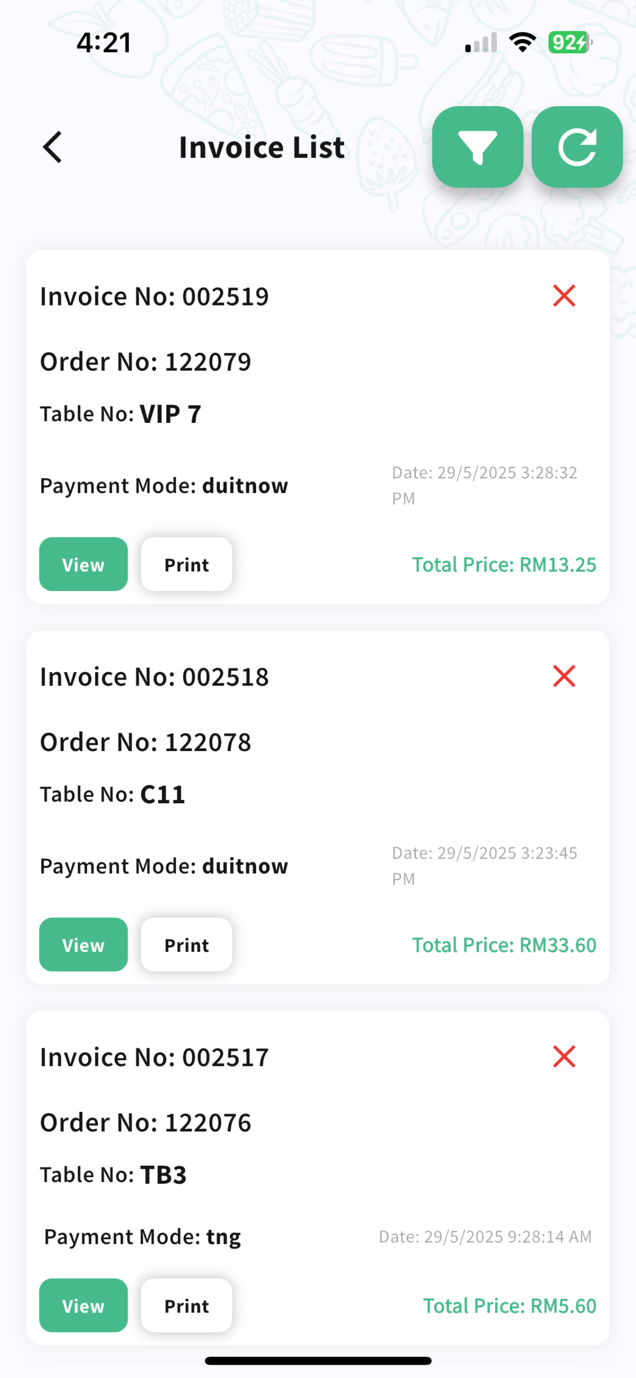 EatMol MO POS screenshot 4