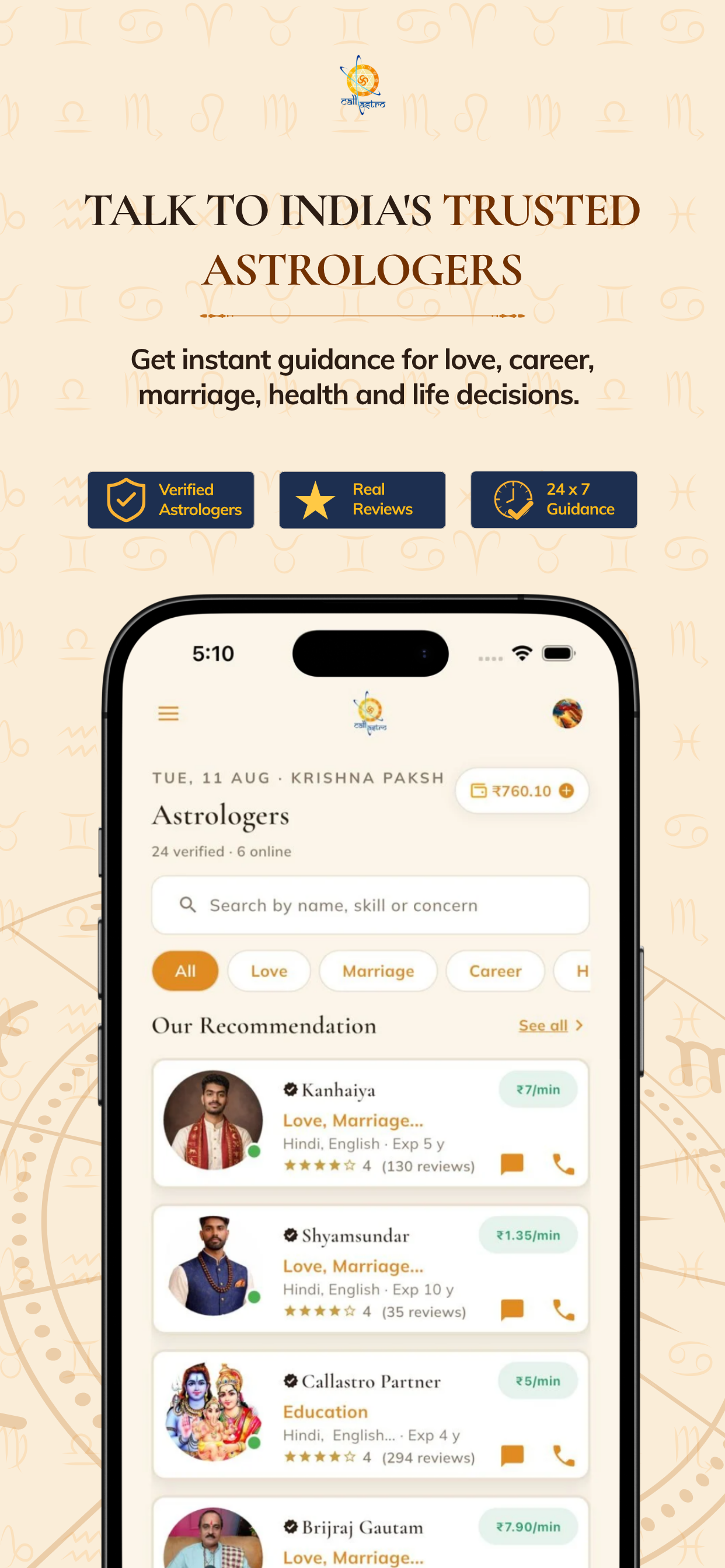Call Astro: Talk to Astrologer screenshot 4