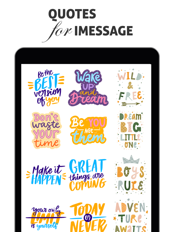Screenshot #6 pour Quotes for iMessage