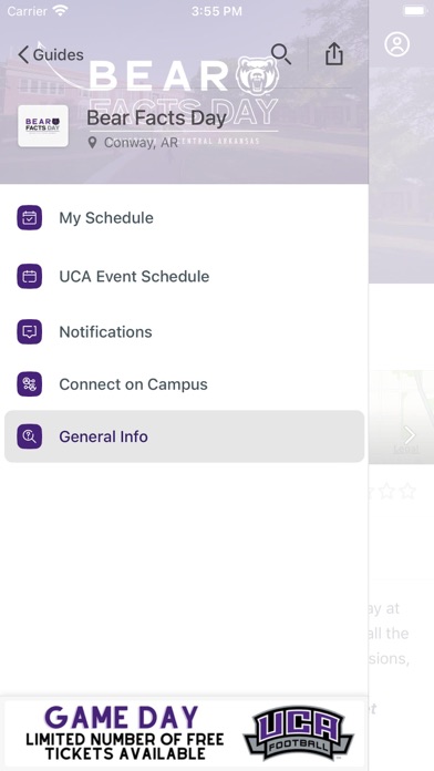 UCA Campus Engagement Screenshot