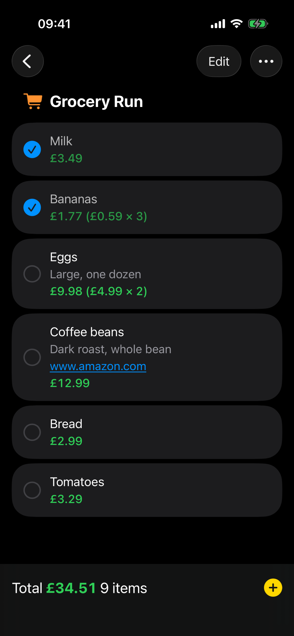 Shopping List Kautas - Budget screenshot 8