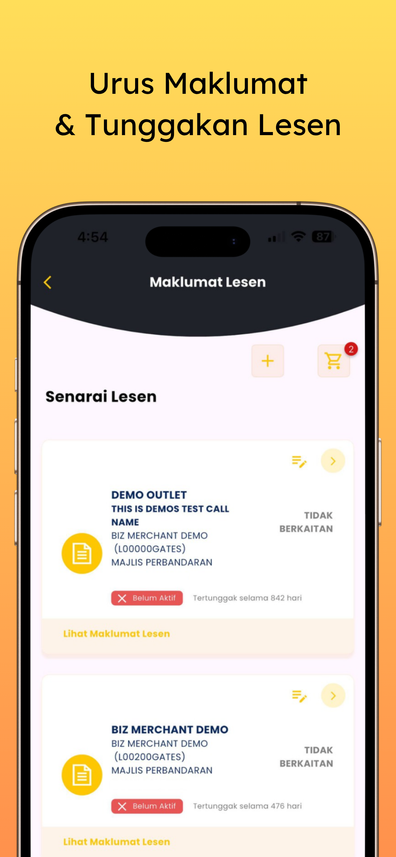 MPAJ Smart License screenshot 3