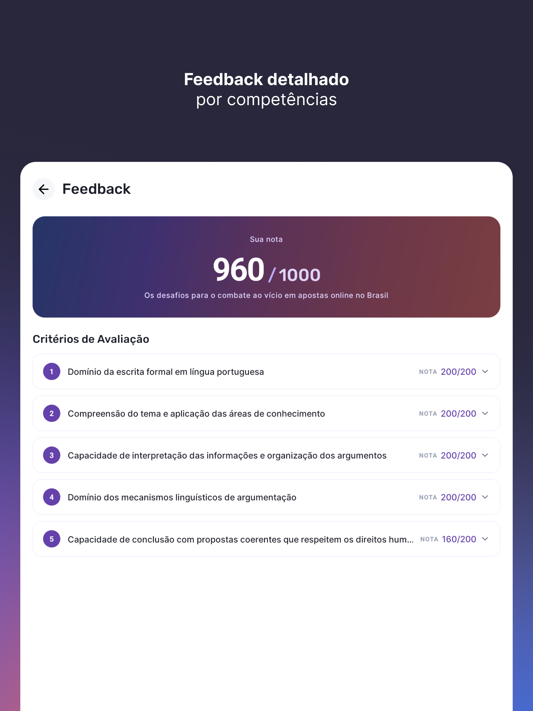 Educt Redação: Correção com IA screenshot 11