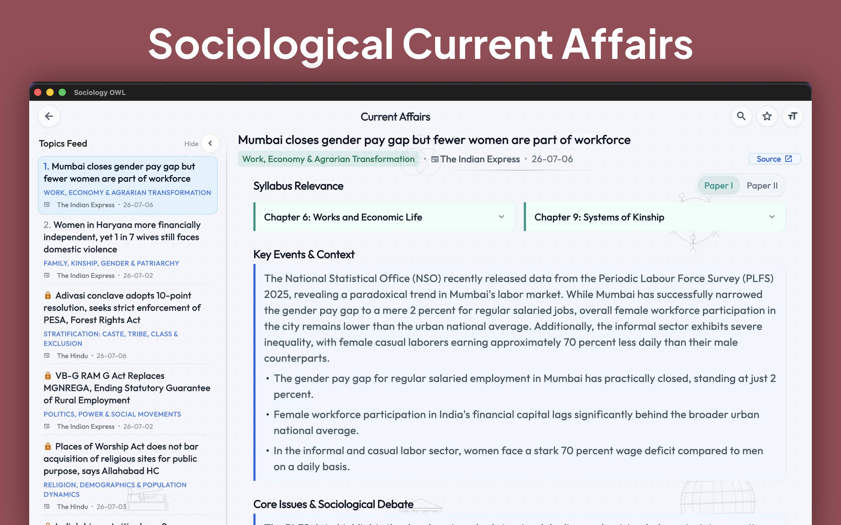 Sociology OWL for UPSC screenshot 14