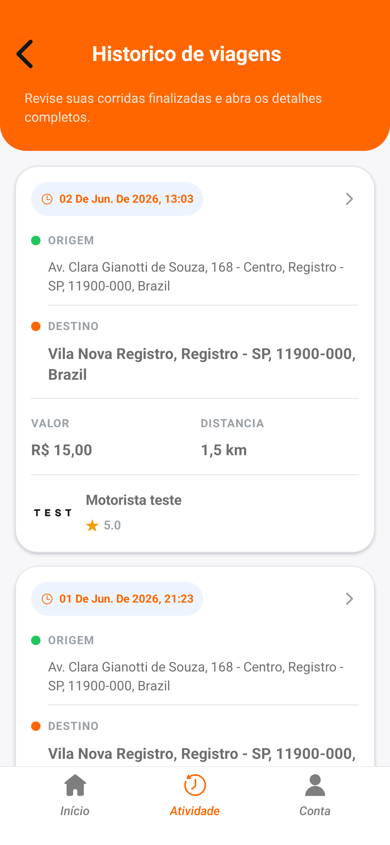 Pegaí Passageiro screenshot 3