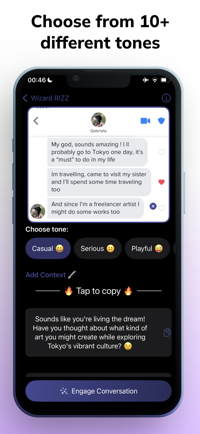 Wizard AI Social Skills App