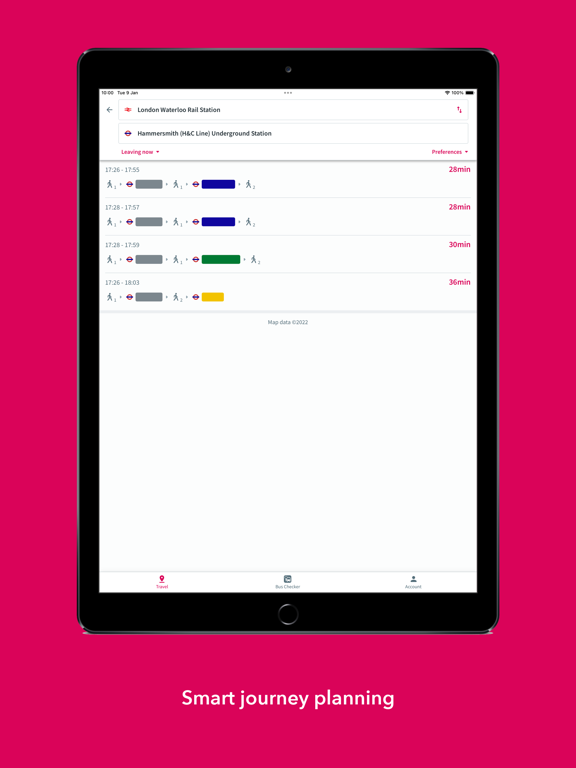 London Bus Checker iPad screenshot 6 - Travel app