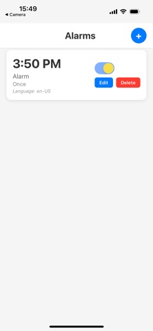Multilingual Alarm Screenshot 2 of 3