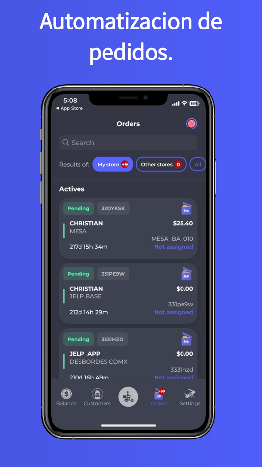 #3. Jelp Delivery Admin (iOS) โดย: Soluciones Logisticas Saas del Norte, S.A.P.I. de C.V.